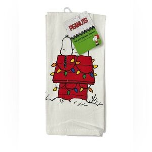 Peanuts Snoopy Christmas Kitchen Towels 2 Pack